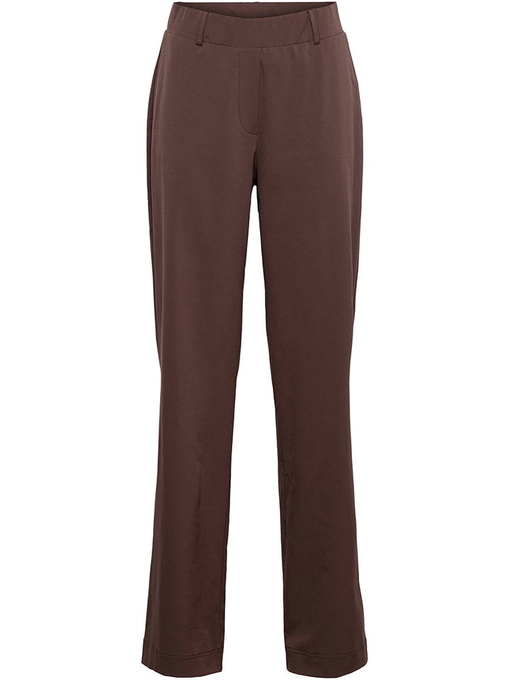 &Co Woman Spodnie "Patrice" w kolorze brązowym rozmiar: XL