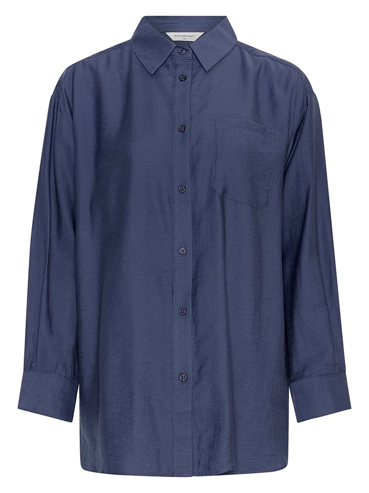 MOSS COPENHAGEN Koszula w kolorze granatowym rozmiar: L/XL