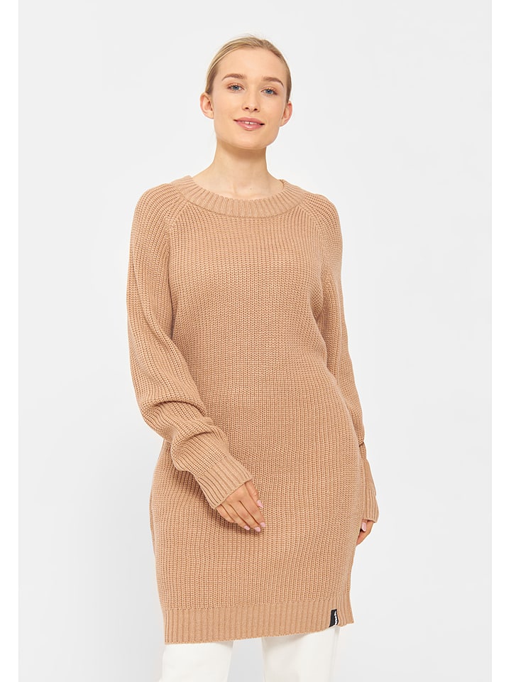 Bench Sukienka "Karlie" w kolorze beżowym rozmiar: 42