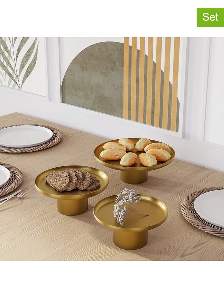 Scandinavia Concept Półmiski (3 szt.) w kolorze złotym rozmiar: onesize