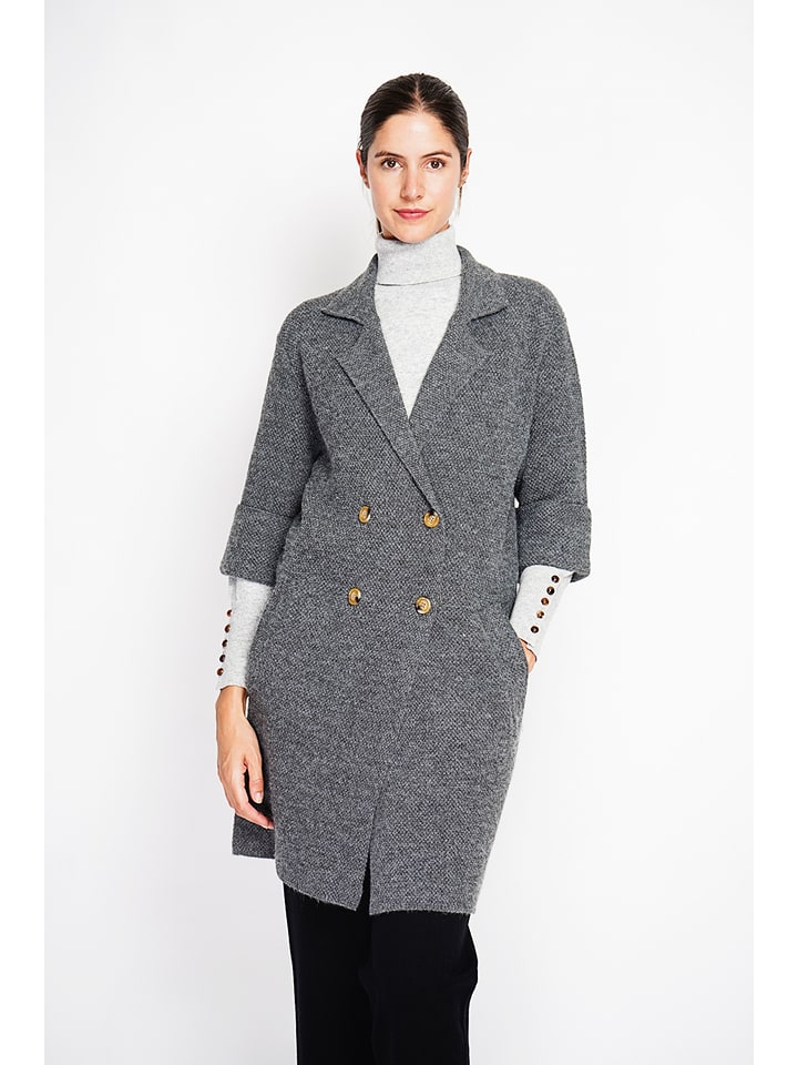 William de Faye Płaszcz przejściowy w kolorze czarnym rozmiar: 42