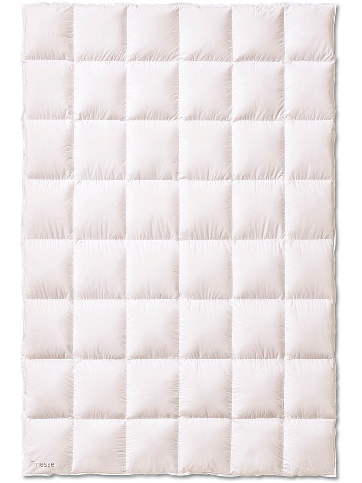 Sanders-Kauffmann Jesienna kołdra pikowana "Finesse" w kolorze białym - 220 x 155 cm rozmiar: onesize