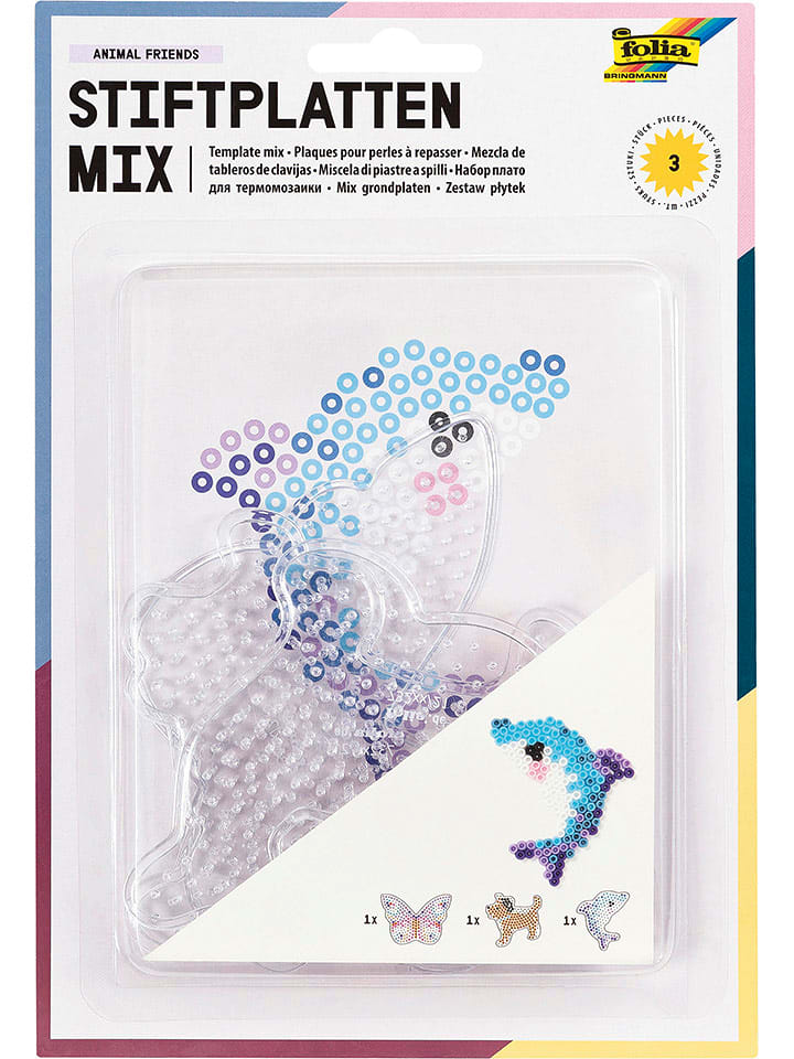 folia PAPER Płytki do prasowanek (3 szt.) "Animal Friends" rozmiar: onesize
