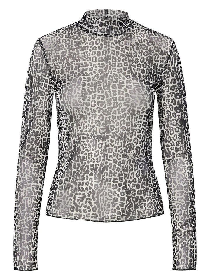 Pieces Koszulka w kolorze szarym rozmiar: M