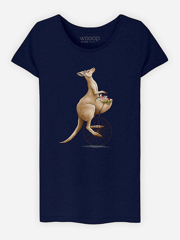 WOOOP Koszulka "No basket" w kolorze granatowym rozmiar: M