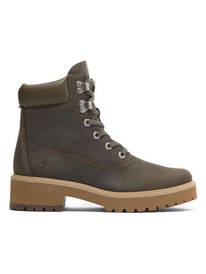 Timberland Skórzane botki "Carnaby Cool" w kolorze khaki rozmiar: 37