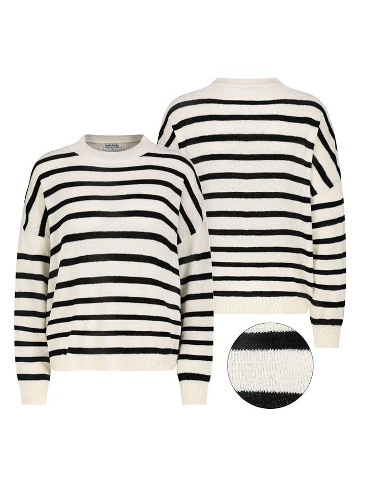 Sublevel Sweter w kolorze kremowym rozmiar: XS