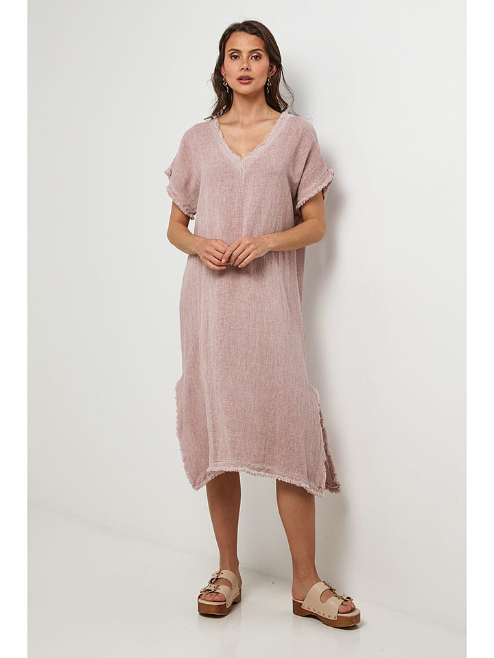 Lin Passion Sukienka w kolorze jasnoróżowym rozmiar: 34/36