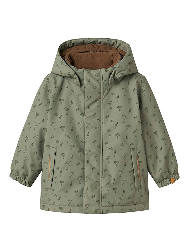 Lil Atelier Kurtka zimowa "Snow" w kolorze zielonym rozmiar: 104