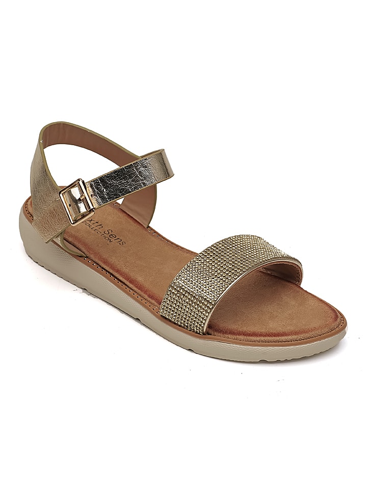 Sixth Sens Sandały w kolorze złotym rozmiar: 37