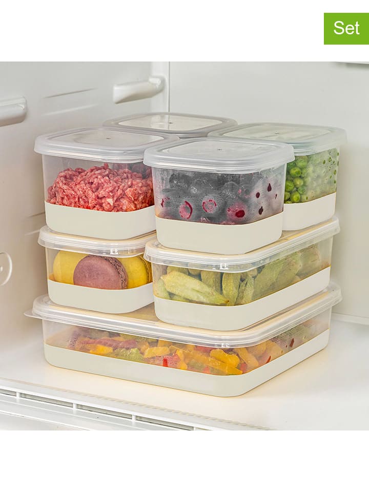 Violeta Home Pojemniki (7 szt.) w kolorze szarym rozmiar: onesize