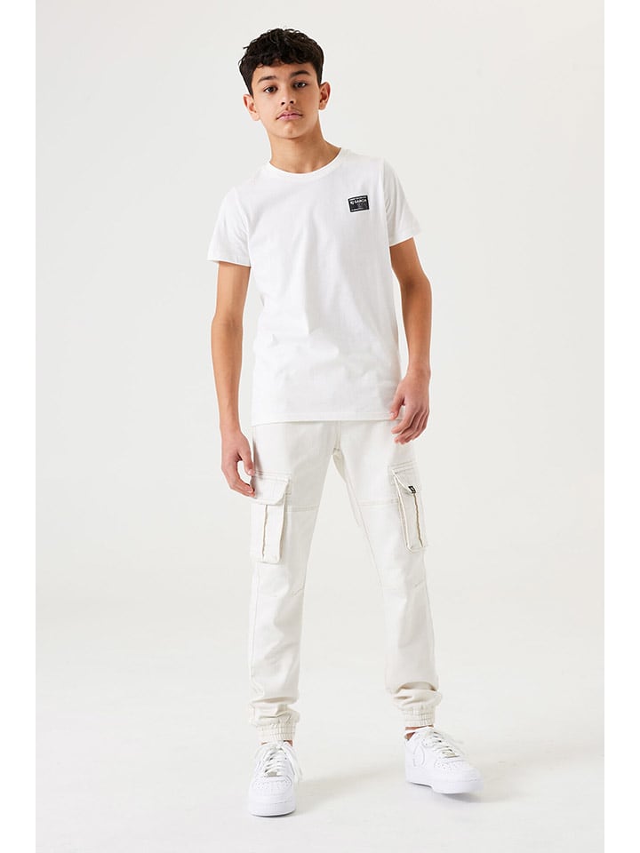 Garcia Bojówki w kolorze kremowym rozmiar: 176