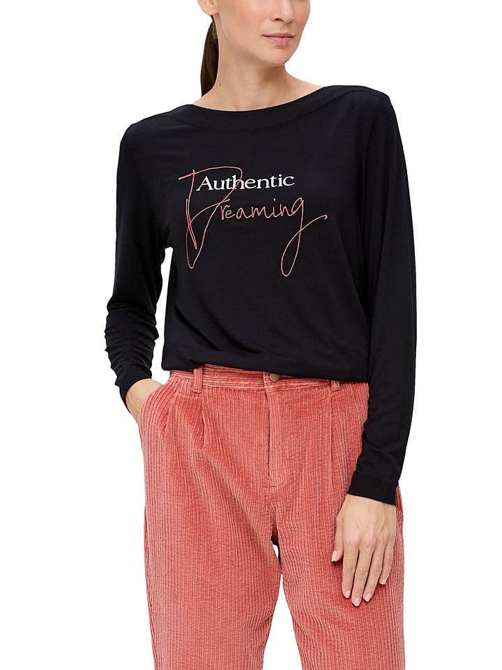 s.Oliver Koszulka w kolorze granatowym rozmiar: 34