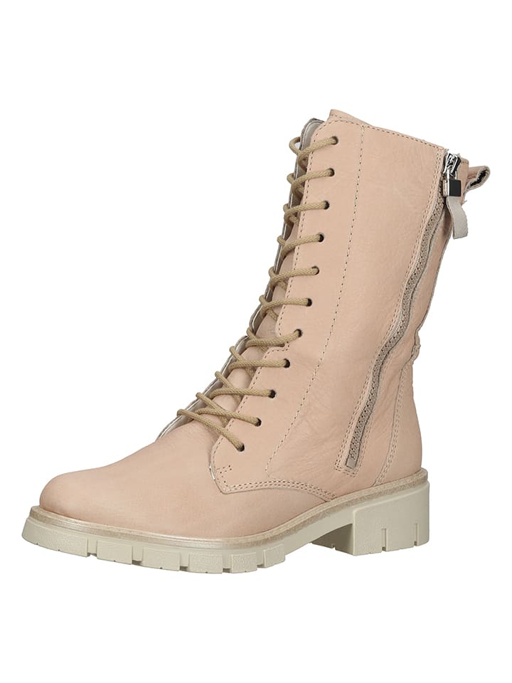 Ara Shoes Skórzane botki w kolorze beżowym rozmiar: 43