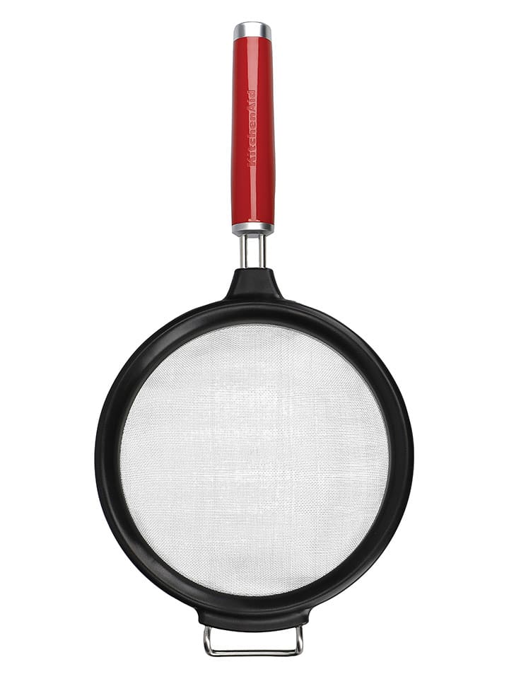 KitchenAid Sitko w kolorze czarno-czerwonym - Ø 17,5 cm rozmiar: onesize