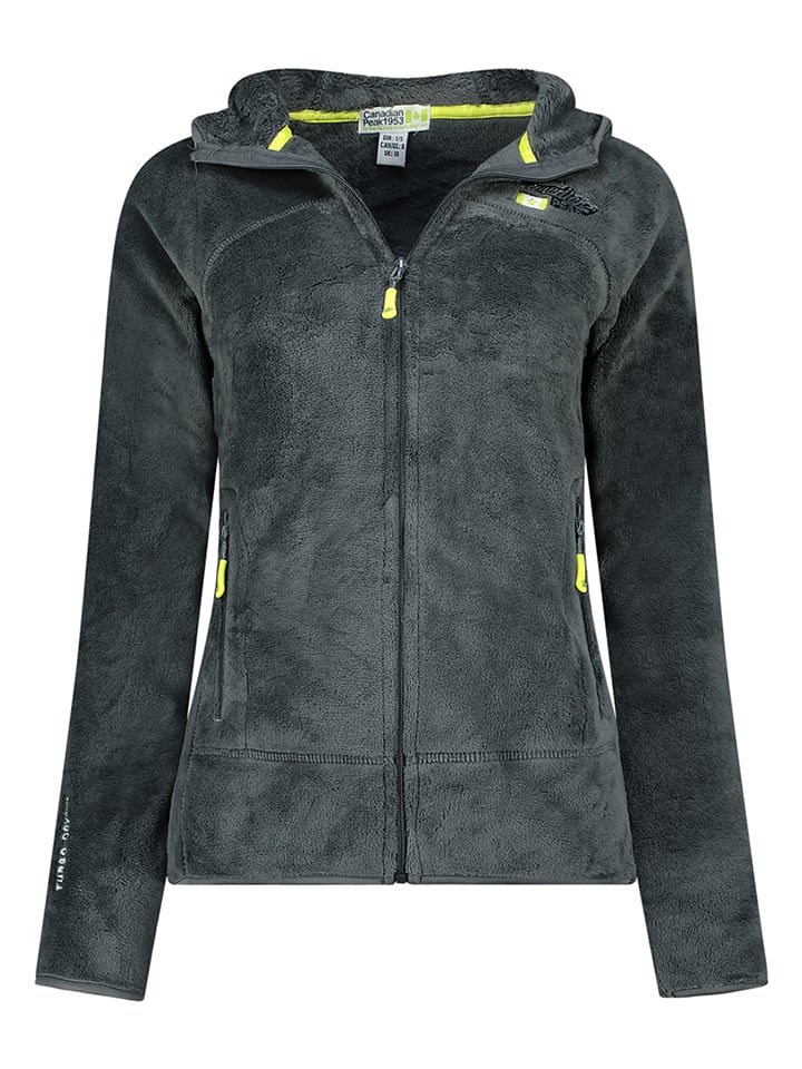 Canadian Peak Kurtka polarowa "Upaloodeak" w kolorze antracytowym rozmiar: XL