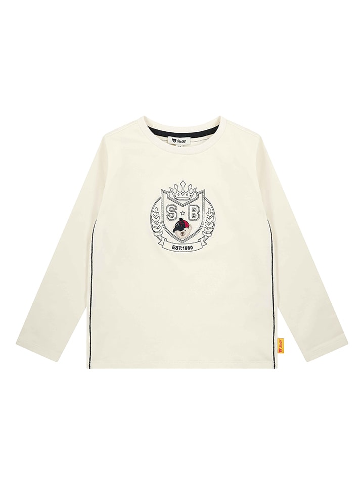 Steiff Koszulka w kolorze kremowym rozmiar: 128