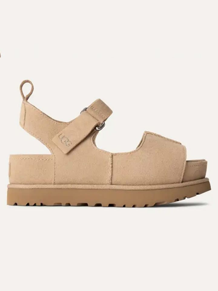 UGG Sandały "Goldenstar HI" w kolorze beżowym rozmiar: 36