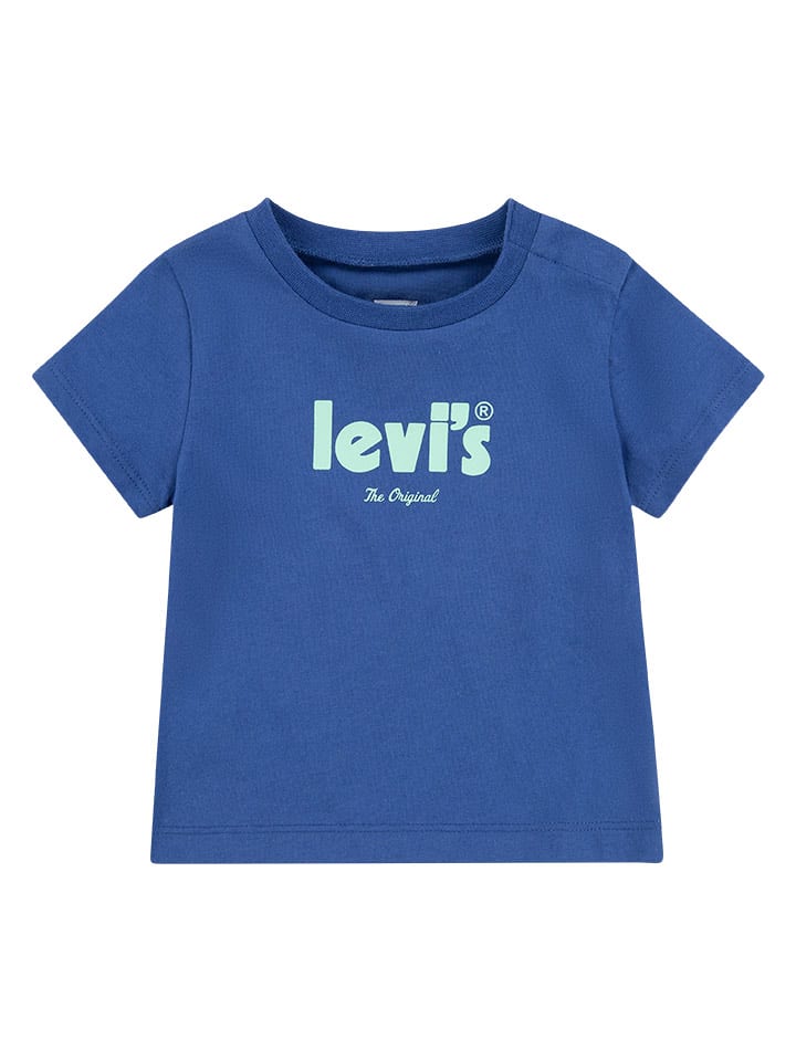 Levi's Kids Koszulka w kolorze niebieskim rozmiar: 86