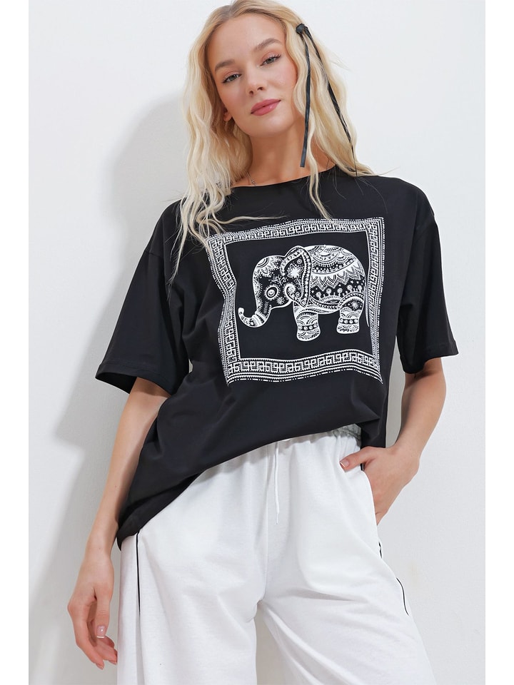 Trend Alacati Koszulka w kolorze czarnym rozmiar: onesize