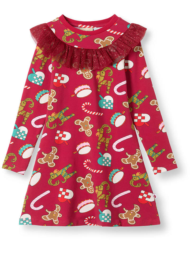 Småfolk Sukienka "Pinova" w kolorze czerwonym rozmiar: 92/98