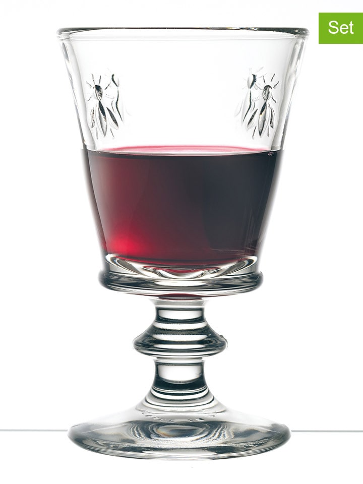 La Rochère France Kieliszki (6 szt.) "Abbeille" do wina - 350 ml rozmiar: onesize