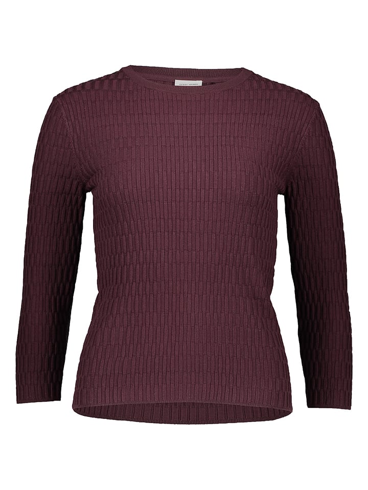 Gerry Weber Sweter w kolorze bordowym rozmiar: 42