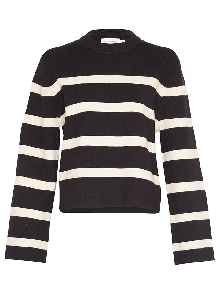 MOSS COPENHAGEN Sweter "Ginnette" w kolorze czarnym rozmiar: XS/S
