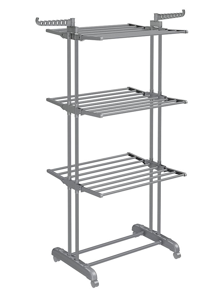 Songmics Suszarka w kolorze szarym na pranie - 76 x 173 x 49 cm rozmiar: onesize