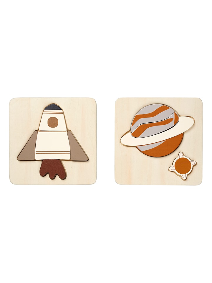 FABELAB Drewniane puzzle - 12 m+ rozmiar: onesize