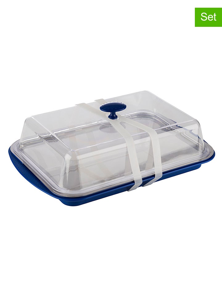 APS 5-częściowy zestaw termiczny w kolorze niebieskim - 43 x 29 x 14 cm rozmiar: onesize