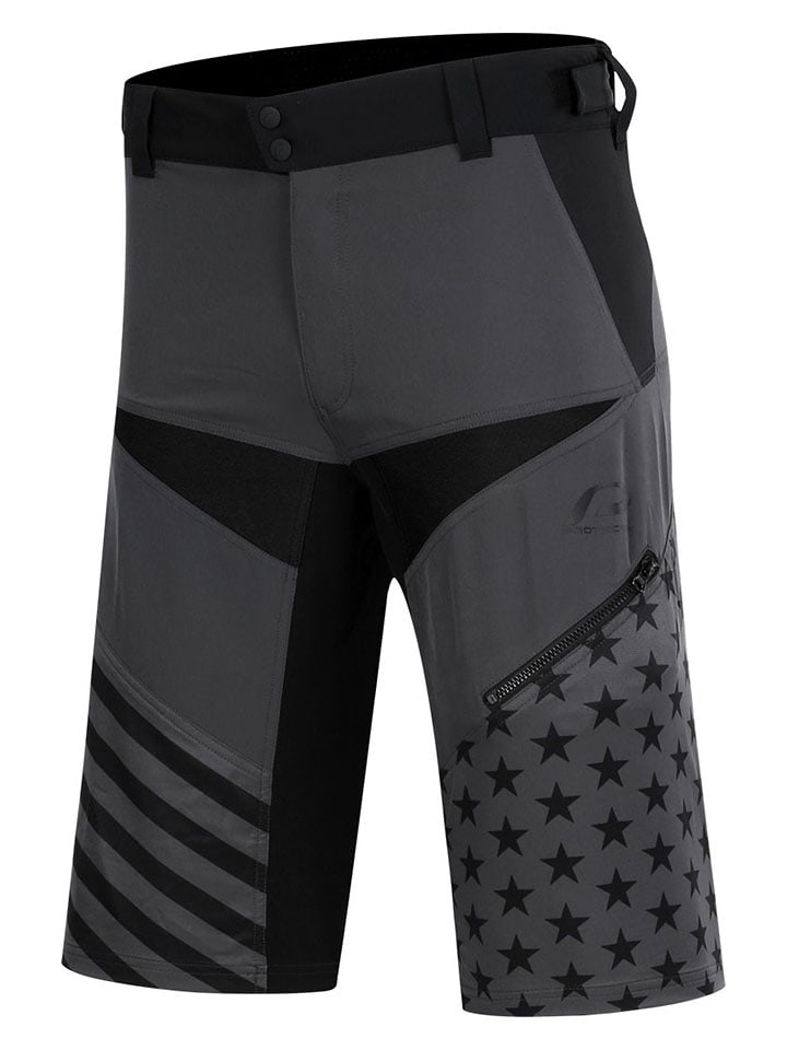 Protective Szorty kolarskie "Meteor" w kolorze szaro-czarnym rozmiar: XXL