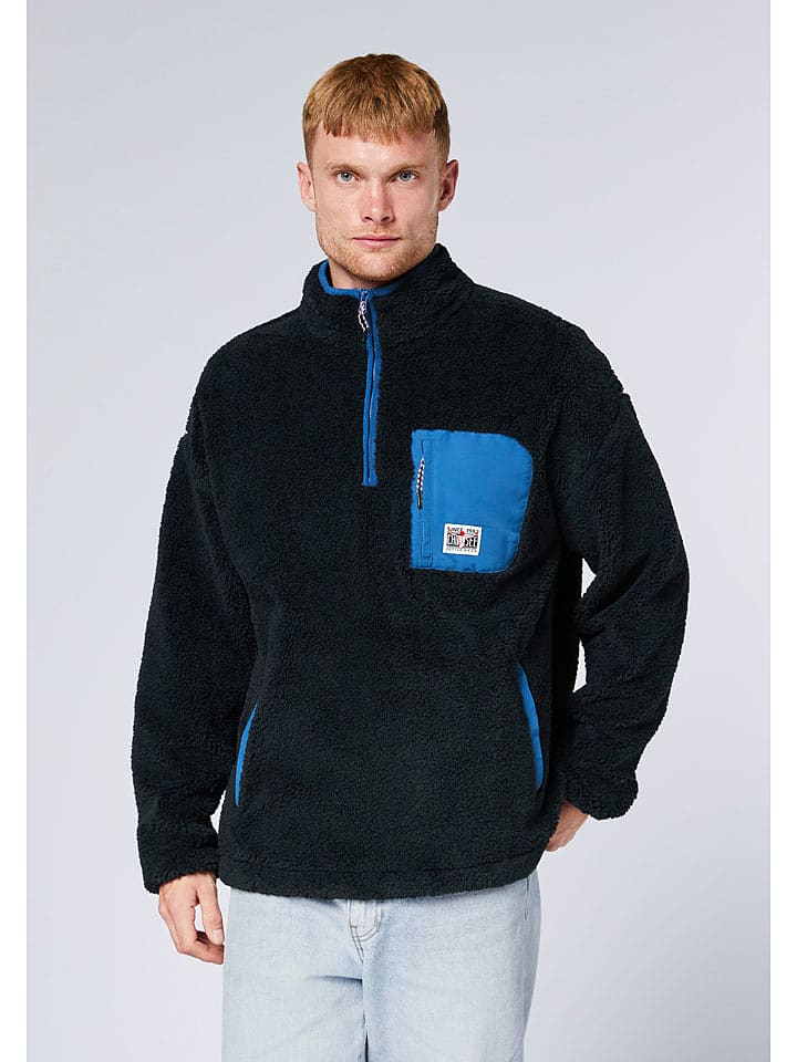 Chiemsee Bluza polarowa w kolorze granatowo-niebieskim rozmiar: 3XL