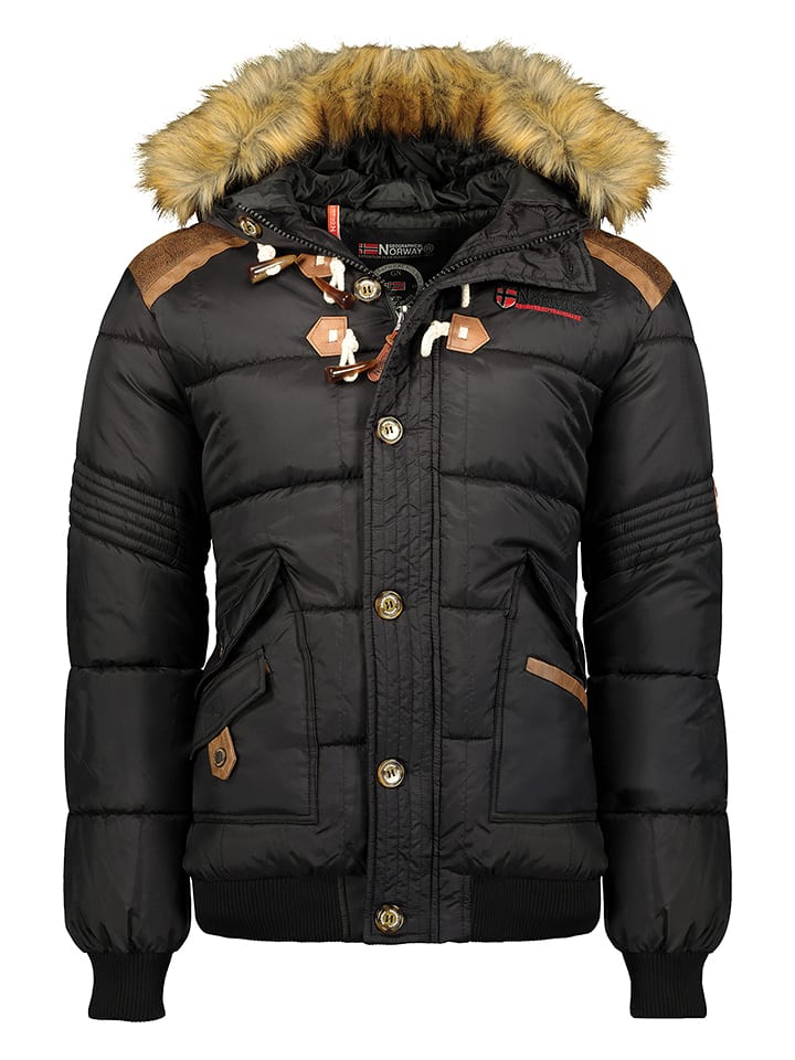 Geographical Norway Kurtka zimowa "Belphegore" w kolorze czarnym rozmiar: L