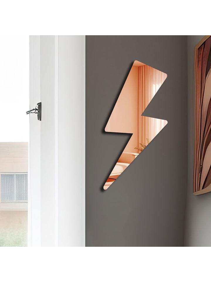 Wallity Lustro w kolorze pomarańczowym - 60 x 30 cm rozmiar: onesize