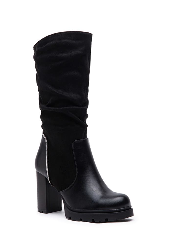 Foreverfolie Kozaki w kolorze czarnym rozmiar: 38