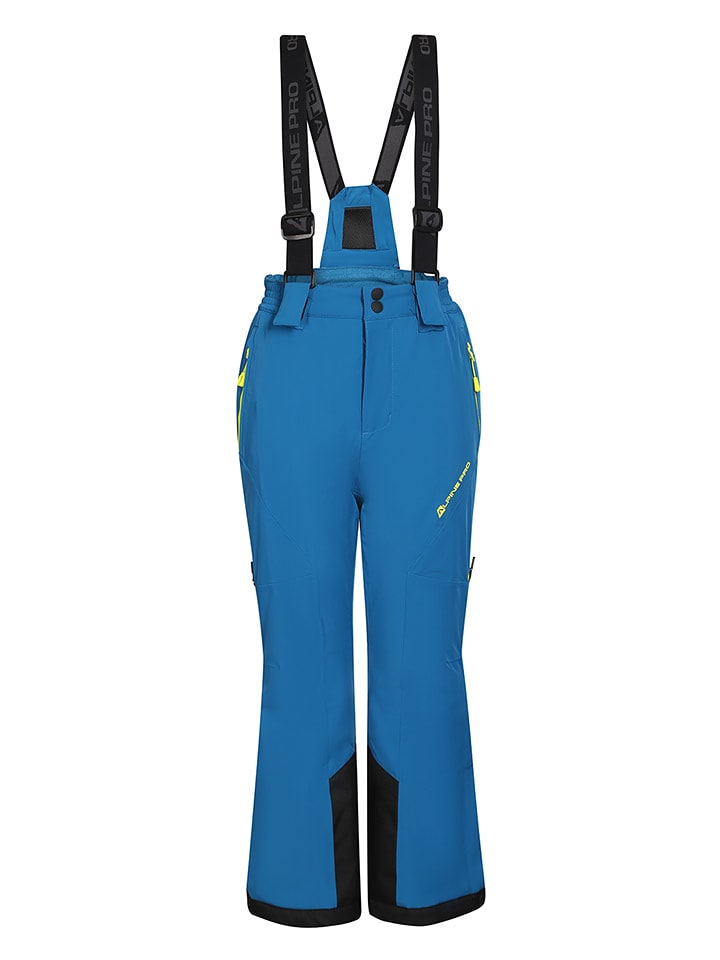 Alpine Pro Spodnie narciarskie "Werado" w kolorze niebieskim rozmiar: 140/146