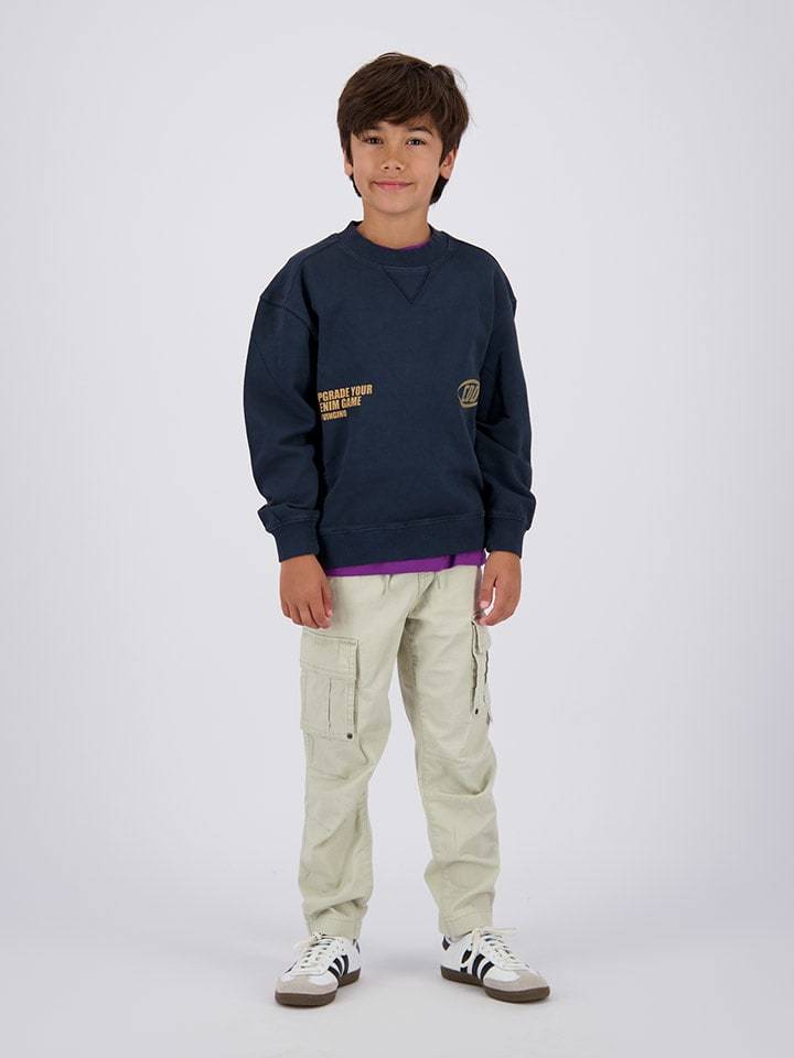 Vingino Bojówki w kolorze kremowym rozmiar: 176