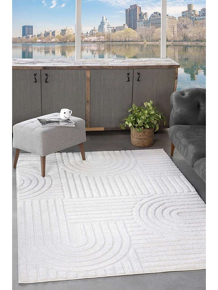 Conceptum Hypnose Dywan "0691B" w kolorze białym rozmiar: 100x300 cm