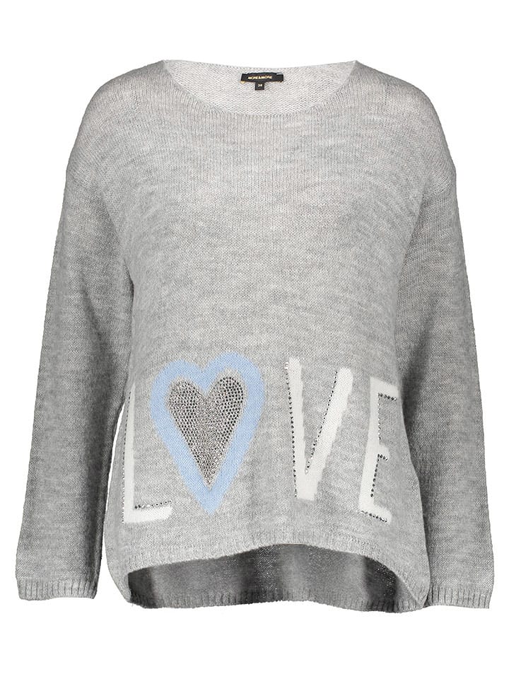 More & More Sweter w kolorze jasnoszarym rozmiar: 44