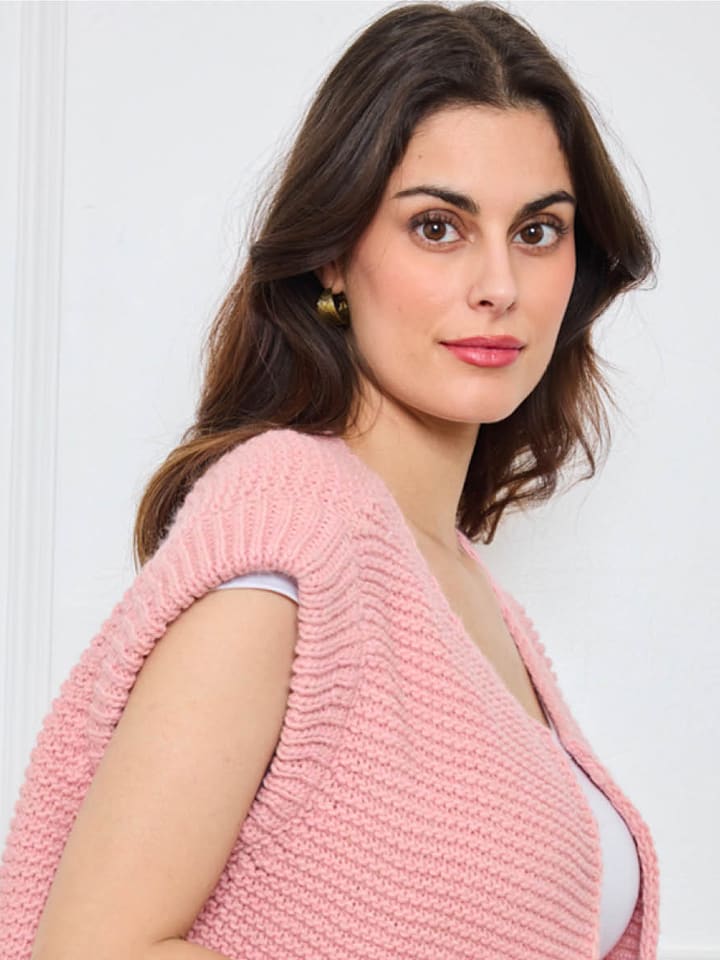 CXL by Christian Lacroix Kamizelka w kolorze jasnoróżowym rozmiar: onesize