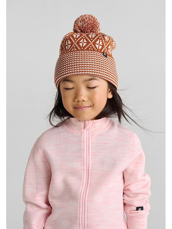 Reima Czapka "Kuurassa" w kolorze jasnobrązowym rozmiar: 56-58 cm