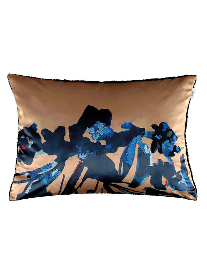 ESPRIT Poszewka "Pia" w kolorze beżowo-niebieskim na poduszkę rozmiar: 38x58 cm