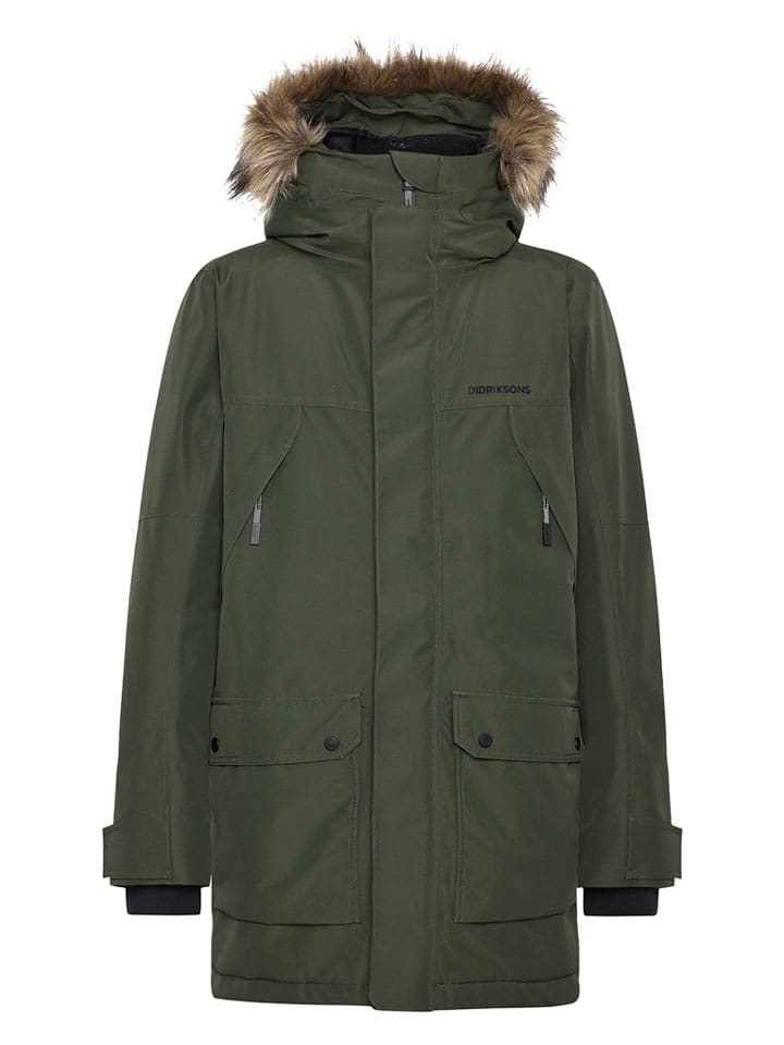 Didriksons Parka "Rick" w kolorze khaki rozmiar: L
