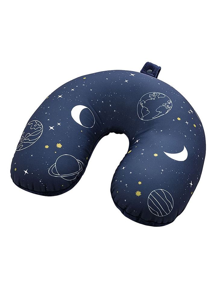 moses. Poduszka 2w1 "Cosmos" w kolorze granatowym na kark - 35 x 25 cm rozmiar: onesize