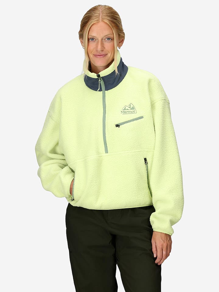 Marmot Bluza polarowa "E.C.O." w kolorze zielonym rozmiar: L