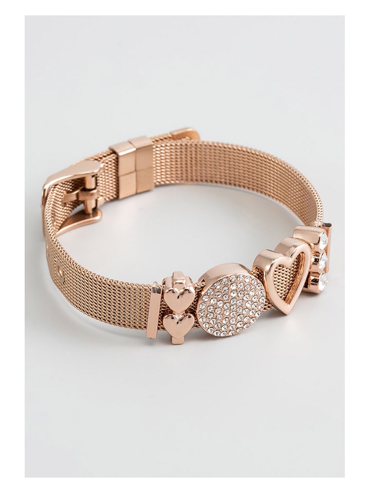 U.S. Polo Assn. Pozłacana bransoletka z elementami ozdobnymi rozmiar: onesize