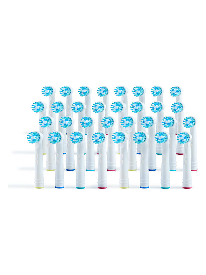 Lifa Living Końcówki (32 szt.) w kolorze białym do szczoteczki elektrycznej Oral-B rozmiar: onesize