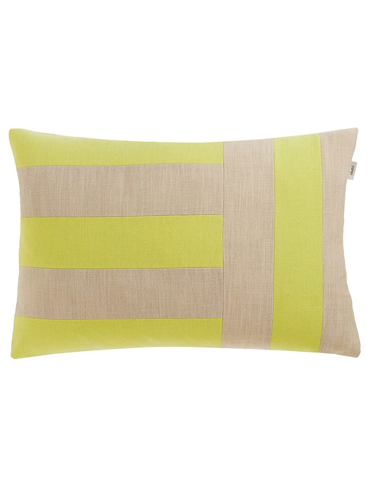 ESPRIT Poszewka "E-Grace" w kolorze beżowo-żółtym na poduszkę rozmiar: 38x58 cm