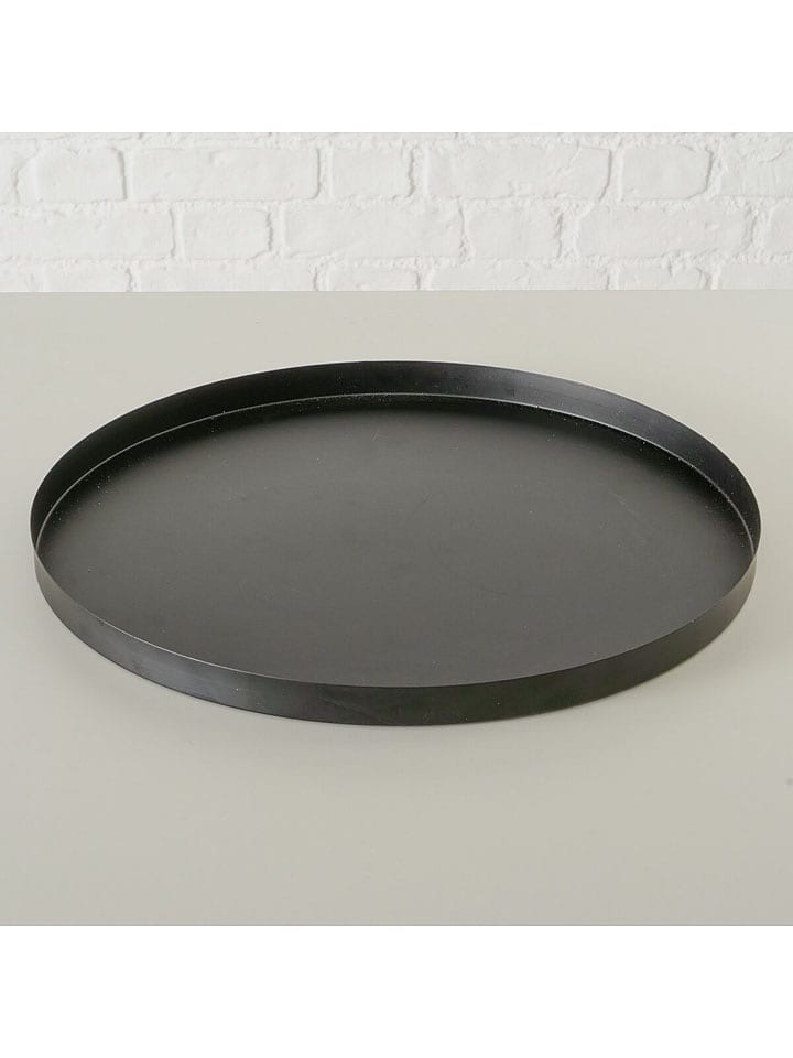 Boltze Taca "Rondella" w kolorze czarnym - Ø 40 cm rozmiar: onesize